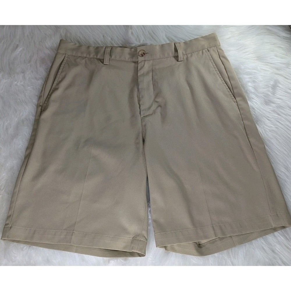 Vineyard Vines Links Mens Khaki Golf Shorts‎ Size 33 Performance Stretch Preppy